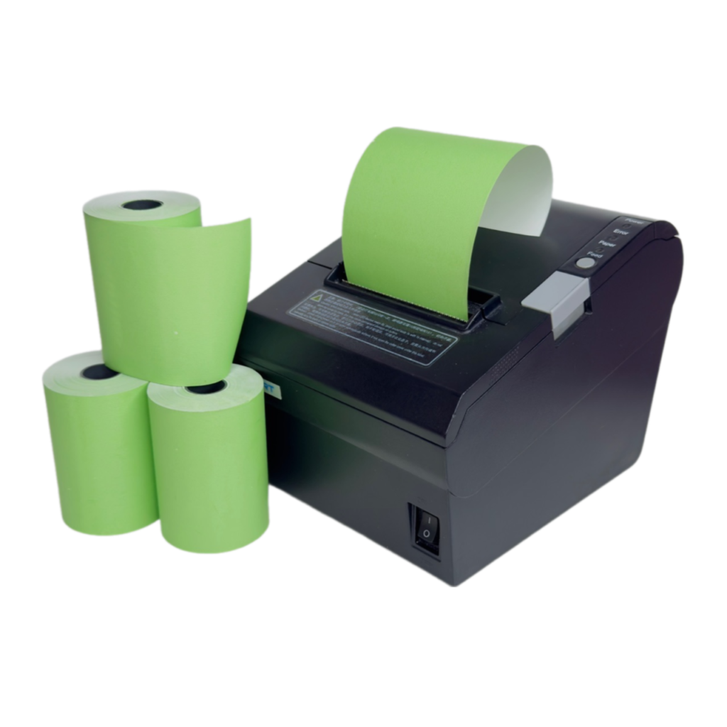 رول فیش پرینتر سبز