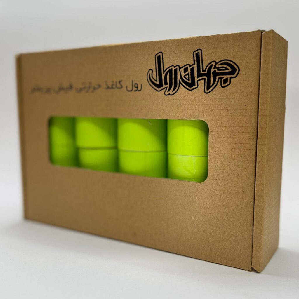 رول فیش پرینتر سبز 8 عددی